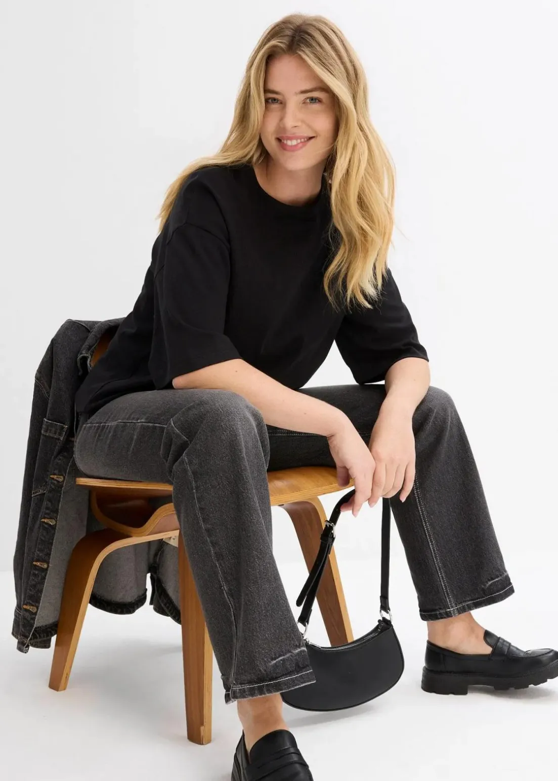 Longshirt aus Interlock