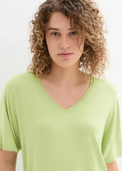 Long-Shirt aus nachhaltigem Viskose-Mix