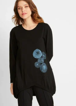 Longshirt aus reiner Baumwolle