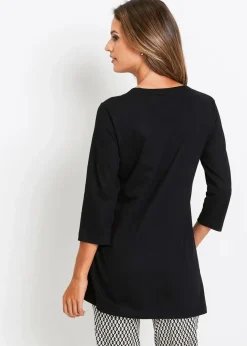 Longshirt aus reiner Baumwolle