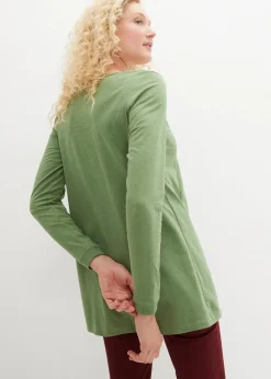 Longshirt aus reiner Baumwolle