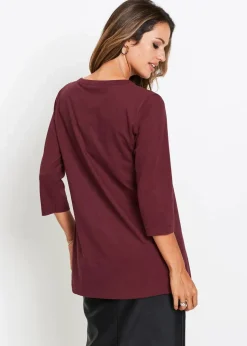 Longshirt aus reiner Baumwolle