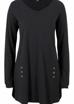 Longshirt aus reiner Baumwolle