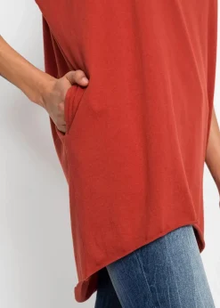 Longshirt aus reiner Baumwolle