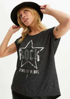 Longshirt aus softem Viskose-Mix