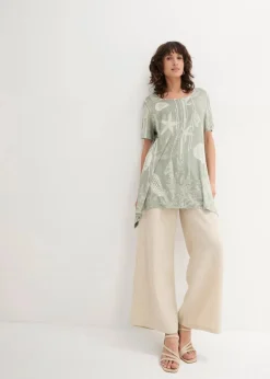 Longshirt aus softem Viskose-Mix