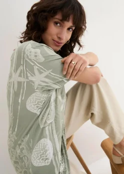 Longshirt aus softem Viskose-Mix