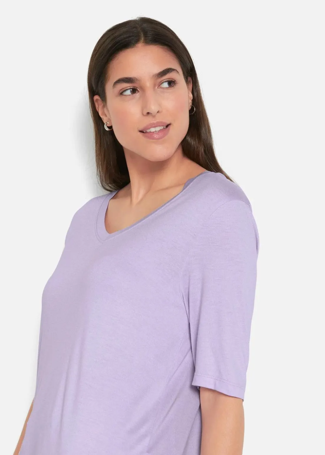 Longshirt aus softer Viskose, 2er-Pack