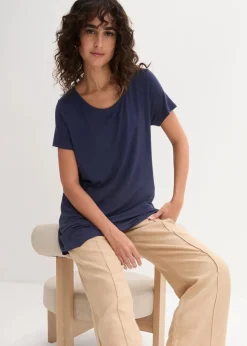 Longshirt aus softer Viskose