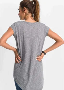 Longshirt aus Viskose-Mischung