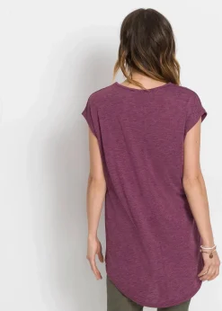 Longshirt aus Viskose-Mischung