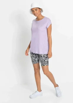 Longshirt aus Viskose-Mischung