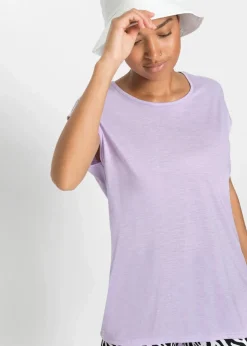 Longshirt aus Viskose-Mischung