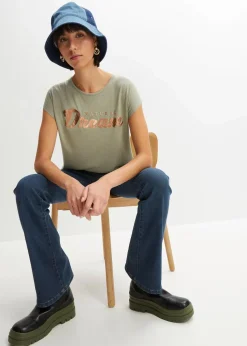 Longshirt aus Viskose-Mix