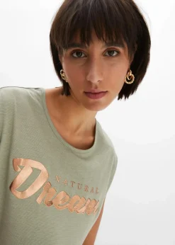 Longshirt aus Viskose-Mix