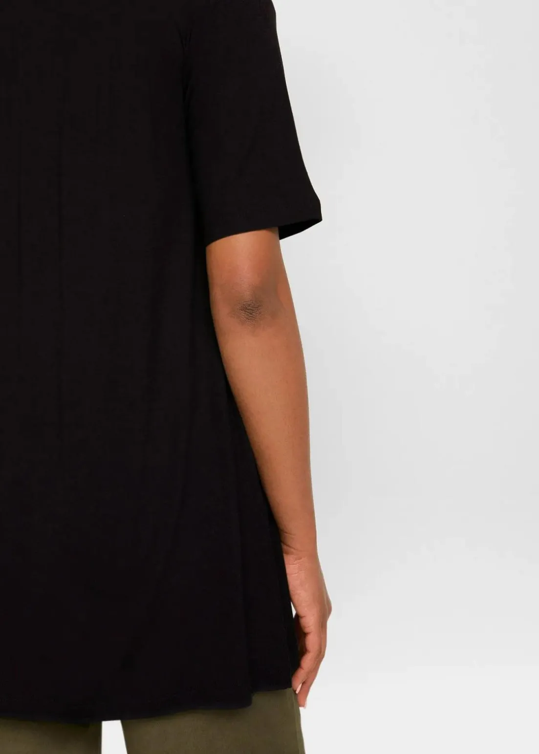 Longshirt aus Viskose-Mix