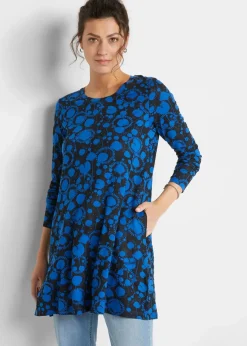 Longshirt aus Viskose-Mix