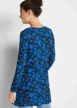 Longshirt aus Viskose-Mix