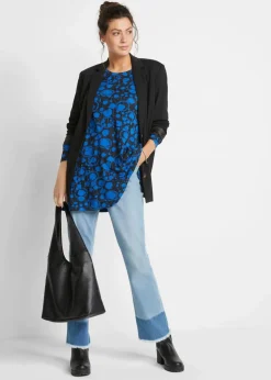 Longshirt aus Viskose-Mix