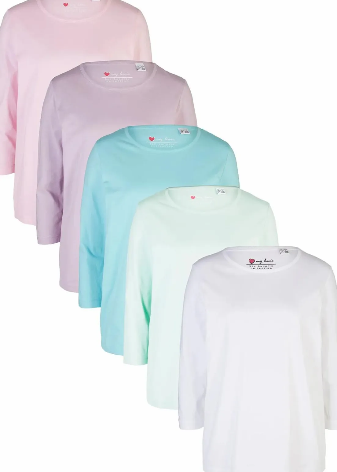 Longshirt (5er-Pack)