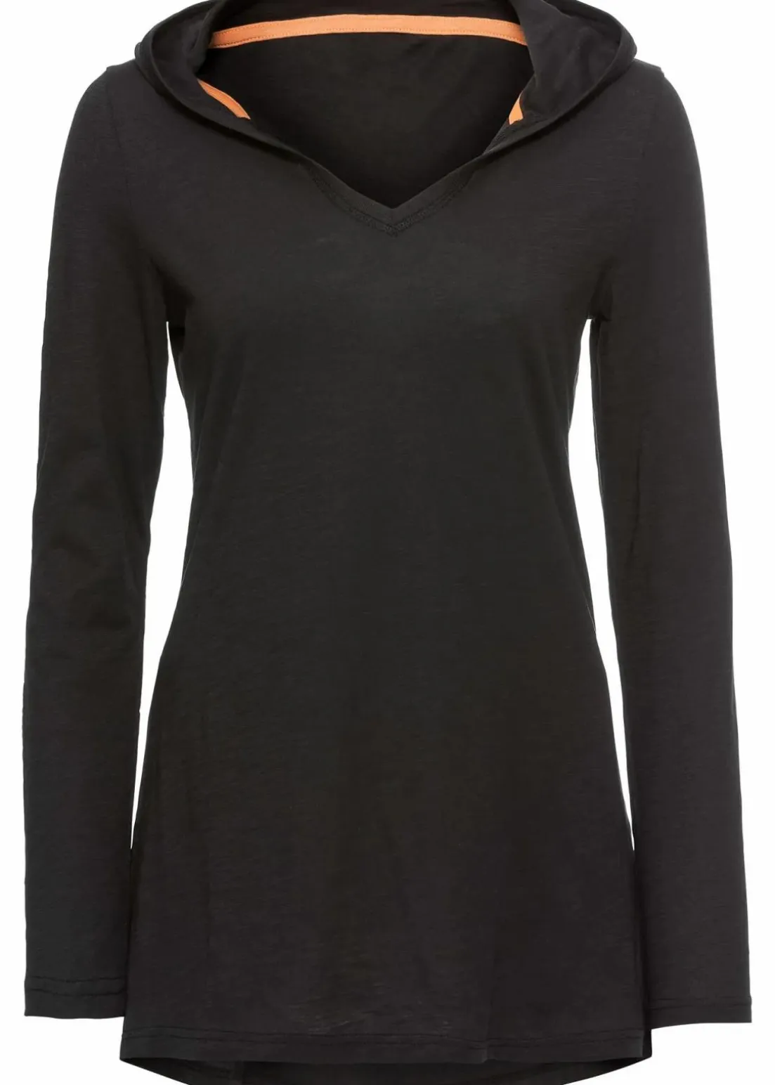 Longshirt mit Kapuze