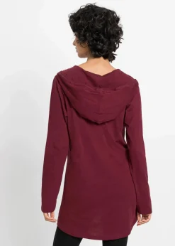 Longshirt mit Kapuze