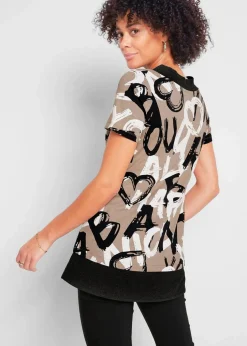 Long-Shirt mit Kurzarm