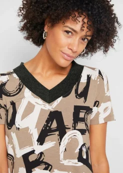 Long-Shirt mit Kurzarm