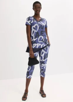 Long-Shirt mit Kurzarm