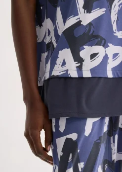 Long-Shirt mit Kurzarm