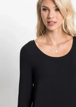 Longshirt mit Langarm doppellagig