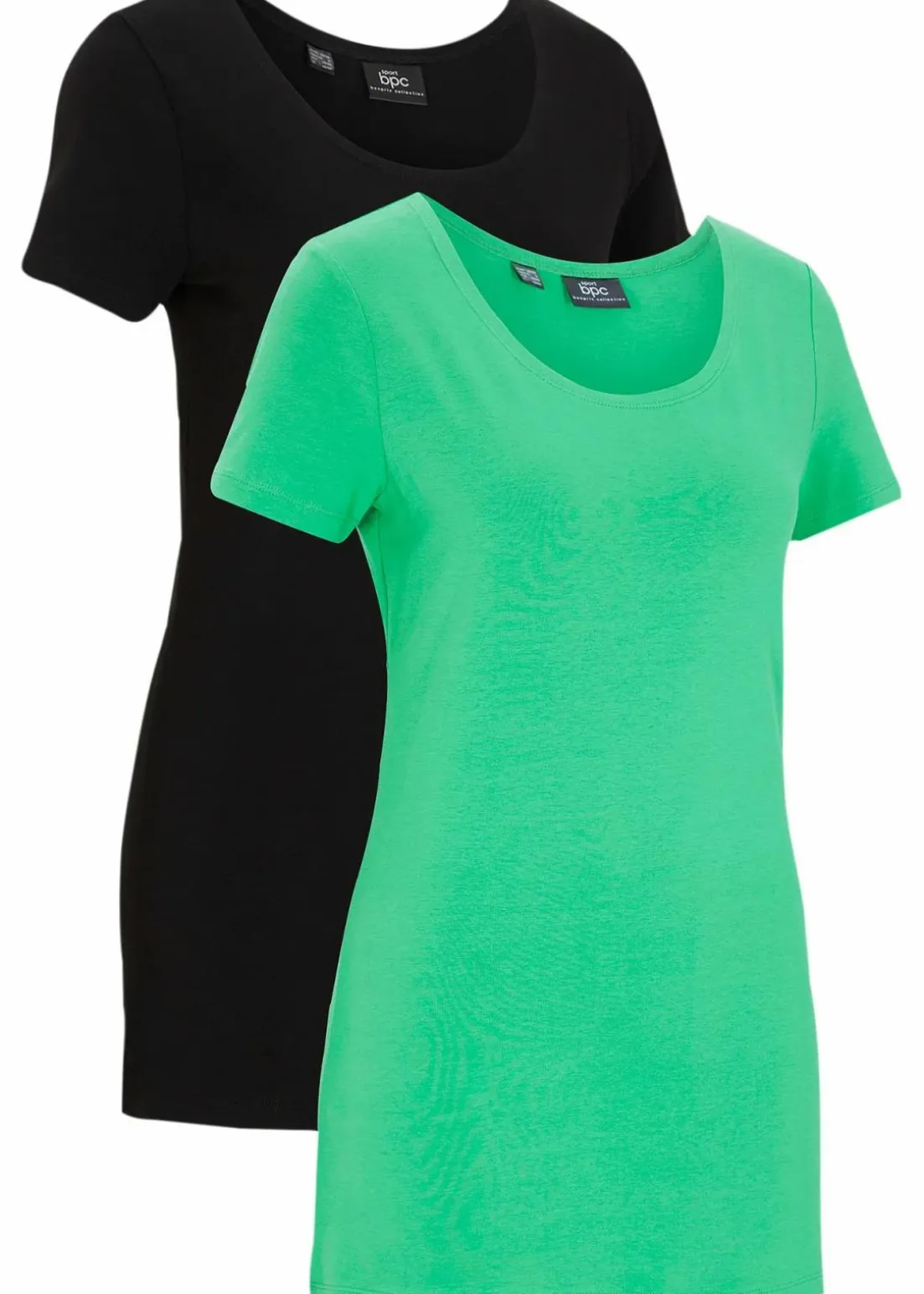 Longshirt mit Schriftzug (2er Pack)