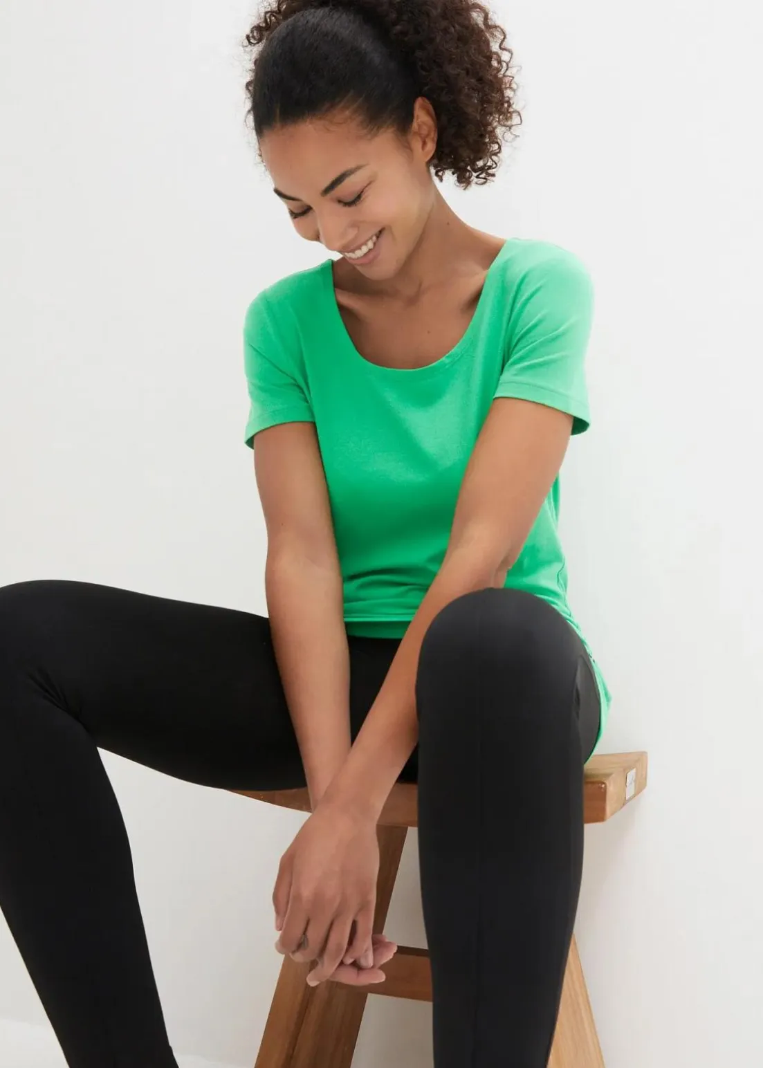 Longshirt mit Schriftzug (2er Pack)