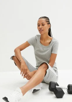 Longshirt mit Schriftzug (2er Pack)