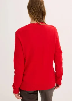 Longstrickjacke aus softem Viskose-Mix