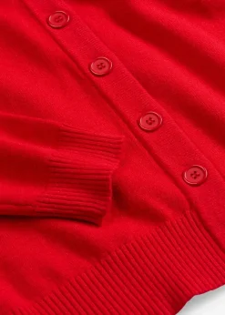 Longstrickjacke aus softem Viskose-Mix