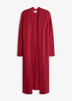 Longstrickjacke mit Viskose