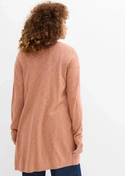 Longstrickjacke, offen