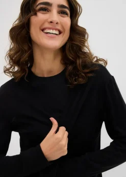 Longstrickjacke, offen