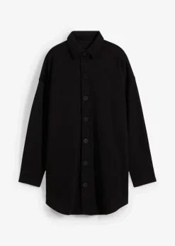 Long-Sweatjacke mit Taschen