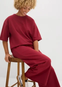 Long-Sweatshirt aus reiner Baumwolle