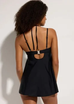 Long-Tankini mit verzierten Trägern (2-tlg.Set)