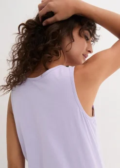 Long-Top aus reiner Baumwolle (5er Pack)