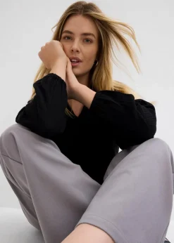 Long-Tunika aus Musselin