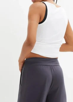 Loungewear Culotte mit weitem Bein