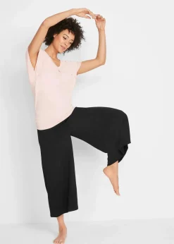Loungewear Culotte mit weitem Bein
