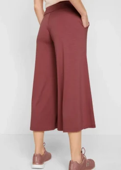 Loungewear Culotte mit weitem Bein