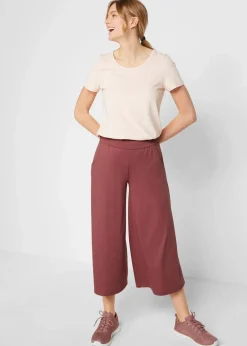 Loungewear Culotte mit weitem Bein