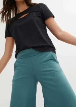 Loungewear Culotte mit weitem Bein