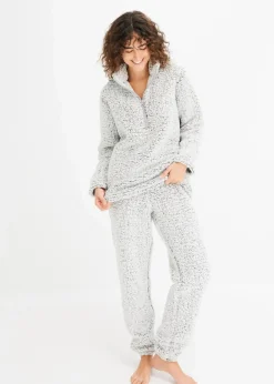 Loungewear Hausanzug aus Teddy Fleece
